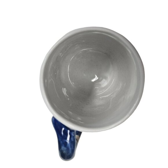 Pier 1 Handpainted  3D Cat Mug With‎ Tail Handle - Picture 6 of 10